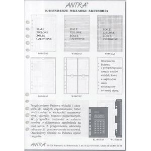 Antra Wkład do organizera A5 Bloczek (270048)
