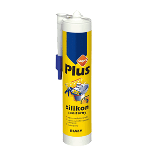Silikon sanitarny SUPER PLUS biały 280ml