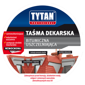 Tytan Taśma uszczelniająca dekarska srebrna 15cm 10m srebrna