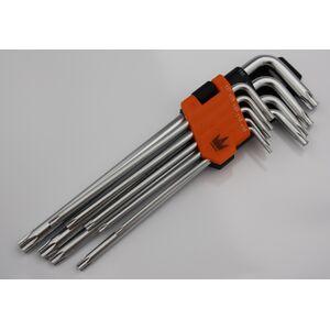 Corona Zestaw kluczy trzpieniowych torx typ L T10-T50 z otworem 9szt. (C6615)