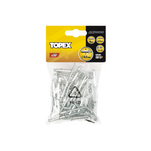 Topex Nity aluminiowe 4,8x12mm 50szt. 43E503