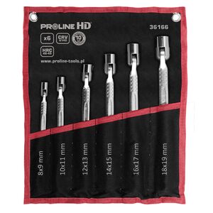 Pro-Line Zestaw kluczy nasadowych przegubowych 8-19mm 6szt. (36166)