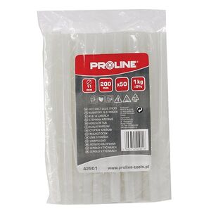 Wkłady klejowe Pro-Line 11 mm x 200 mm przezroczyste 50 szt. 1 kg 42901