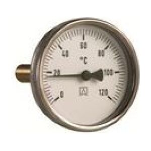 Afriso Termometr BiTH 80 Ø=80mm 0-120°C tuleja 100mm 1/2" AX Kl. 2,0 - 63808
