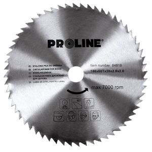 Pro-Line Piła tarczowa 180x20mm 60z. - 84818
