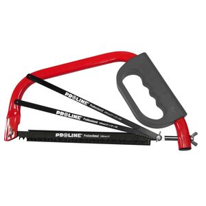 Pro-Line Piła do drewna i metalu kabłąkowa 300mm 3 brzeszczoty - 64433