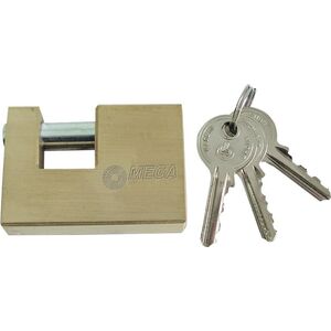 Mega Kłódka trzpieniowa mosiężna 90mm - 24590K
