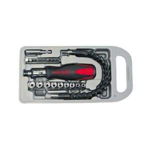 Pro-Line Wkrętak uniwersalny z grzechotką CrV zestaw 23el. - 10008