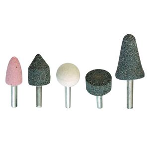 Mega Kamienie szlifierskie trzpień 6mm zestaw 5szt. - 44905