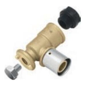KAN-therm Podejście długie do baterii mosiężne Press 16x2/G1/2" K-905002