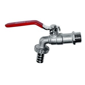Invena Kran czerpalny kulowy ze złączką do węża 1/2" - ZW-64-015