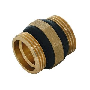 KAN-therm Nypel specjalny 1" z uszczelkami mosiężny R543
