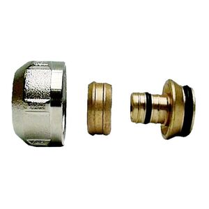 Invena Złączka do rur PEX i WILOW 3/4\\" x 16x2mm do bloków kurków 2szt. - CZ-84-003