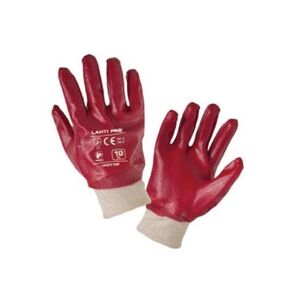 Lahti Pro Rękawice oblewane PVC 10 czerwone L240110K