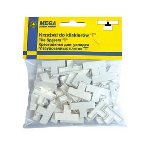 Mega Krzyżyki dystansowe typu T do klinkieru 1mm 150szt. (61376)