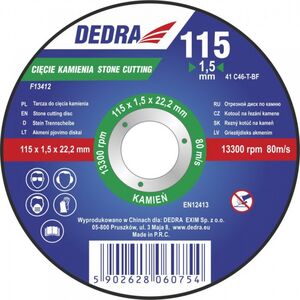 Dedra Tarcza 230x3,2x22,2mm do ciecia kamienia - F13453