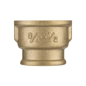 Invena Mufa mosiężna redukcyjna gwint wewn. 1x1/2" - ZM-09-252