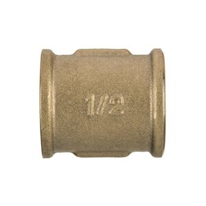 Invena Mufa mosiężna gwint wewn. 3/8" - ZM-04-010