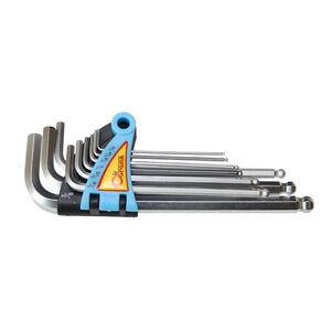 Corona Zestaw kluczy imbusowych hex typ L 1/16-3/8" z kulką 9szt. (C6612)