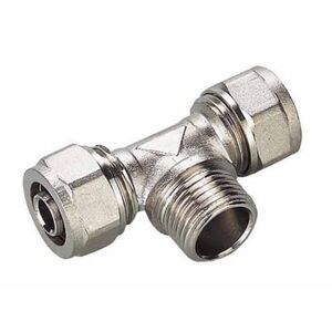 Trójnik 3/4x20x20 PEX-ALU-PEX chrom