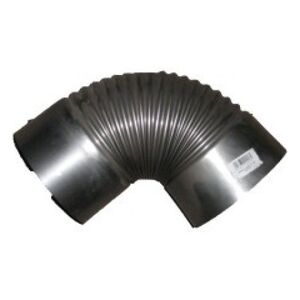 Kolano piecowe czarne z blachy 1mm średnica 110mm