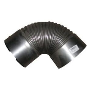 Kolano piecowe czarne z blachy 1mm średnica 150mm