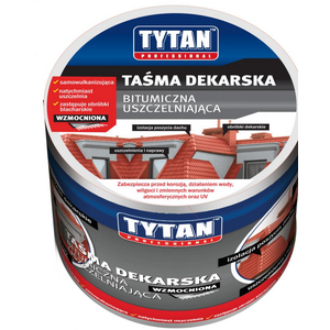 Tytan Taśma uszczelniająca dekarska czerwona 100mm 10mb - DAT-TF-CR-100WZ