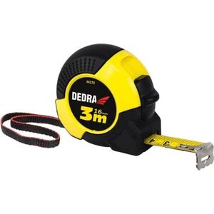 Dedra Miara zwijana nylonowa obudowa gumowa 16mm 3m - M375P
