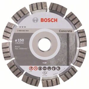 Bosch Tarcza tnąca diamentowa Best for Concrete 150 x 22mm - 2608602653