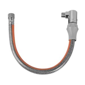 Invena Przewód do gazu SUPER EURO z zaworem 100 cm 1/2"