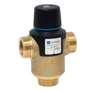 Afriso Termostatyczny zawór mieszający ATM763 DN20 G1" zakres temperatury 35-60st.C Kvs3,2 1276300