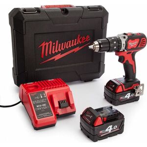 Wiertarko-wkrętarka Milwaukee M18 BPD-402C 18 V 2 x akumulator 4 Ah