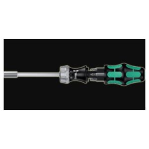 Wera Rękojeść do bitów 1/4" z grzechotką i magnesem + 6 bitów (05073660001)