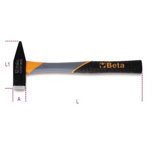 Beta Tools Młotek ślusarski rączka z tworzywa sztucznego 1,5kg 365mm (1370T/1500)