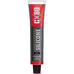 CX80 CX-80 SILIKON CZARNY PROFESIONAL DO WYSOKICH TEMPERATUR 70ml CXSCZARNY70 - CXSCZARNY70