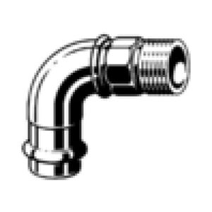 Viega Łuk 90° Profipress 18mm x 1/2" brąz (345754)
