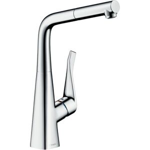 Bateria kuchenna Hansgrohe Metris stojąca chrom (14821000)