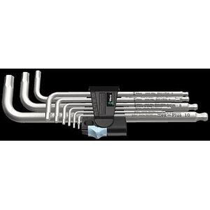 Wera Zestaw 3950/9 kluczy Hex-Plus Stainless 1 ze stali nierdzewnej, metrycznych (05022720001)