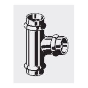 Viega Trójnik FKM równoprzelotowy 22mm (628 451)