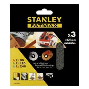 Stanley Siatka ścierna 125mm 3szt. (STA39267-XJ)