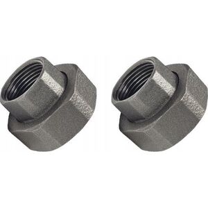 Odlewnia Zawiercie DWUZŁ.FIG 615 1 1/4x2 CZARNA RUB 1 1/4" - 5907791618283