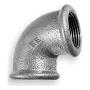 Odlewnia Zawiercie Kolano zwężkowe 90° 5/4 x 1/2" ocynk