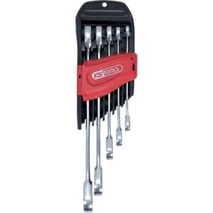 KS Tools Zestaw kluczy płasko-oczkowych z grzechotką 8-19mm 5szt. ( 503.5205)