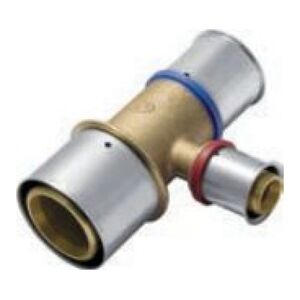KAN-therm Trójnik mosiężny redukcyjny Press 20 x 16 x 20mm (K-041806)
