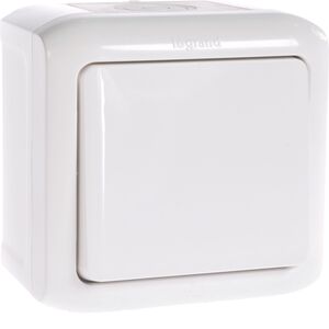 Legrand Przycisk jednobiegunowy 6A biały FORIX (782364)