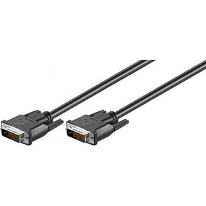 Kabel Goobay DVI-D - DVI-D 5m czarny (68084)