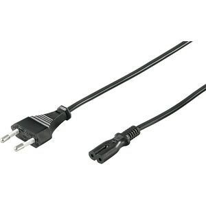 Kabel zasilający Goobay Kabel zasilający EURO radiowy CEE 7/16 - IEC 320 C7 1,5m (50084)