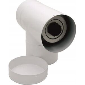 SpiroFlex 60X100 TRÓJNIK Z/DEK.90°SX-TDNV60/100TDB - SX-TDNV60/100TDB