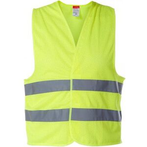 Lahti Pro Kamizelka siatkowa z paskami odblaskowymi żółta L (L4130503)