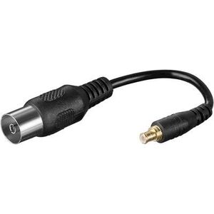 Kabel Goobay Antenowy 0.1m czarny (67227)